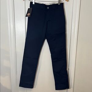 Dickies Skinny Fit 28x30 Dark Blue Pants NWT